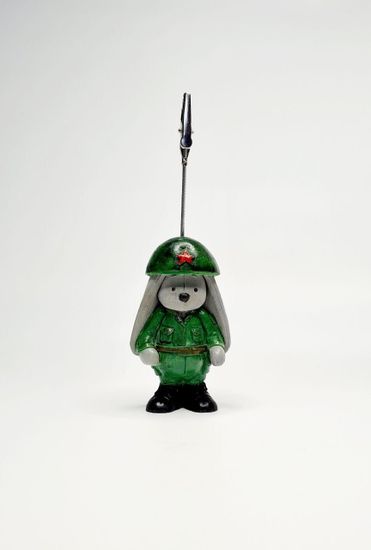 Держатель военный заяц "Наш защитник герой"