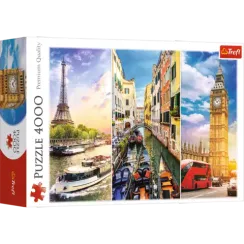 Puzzle - "4000" - Trip around Europe