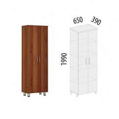 Шкаф для одежды Лидер 82.11 Орех Пегас 650х390х1990