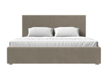 Кровать интерьерная Кариба 200, Бежевый, Микровельвет, 108385