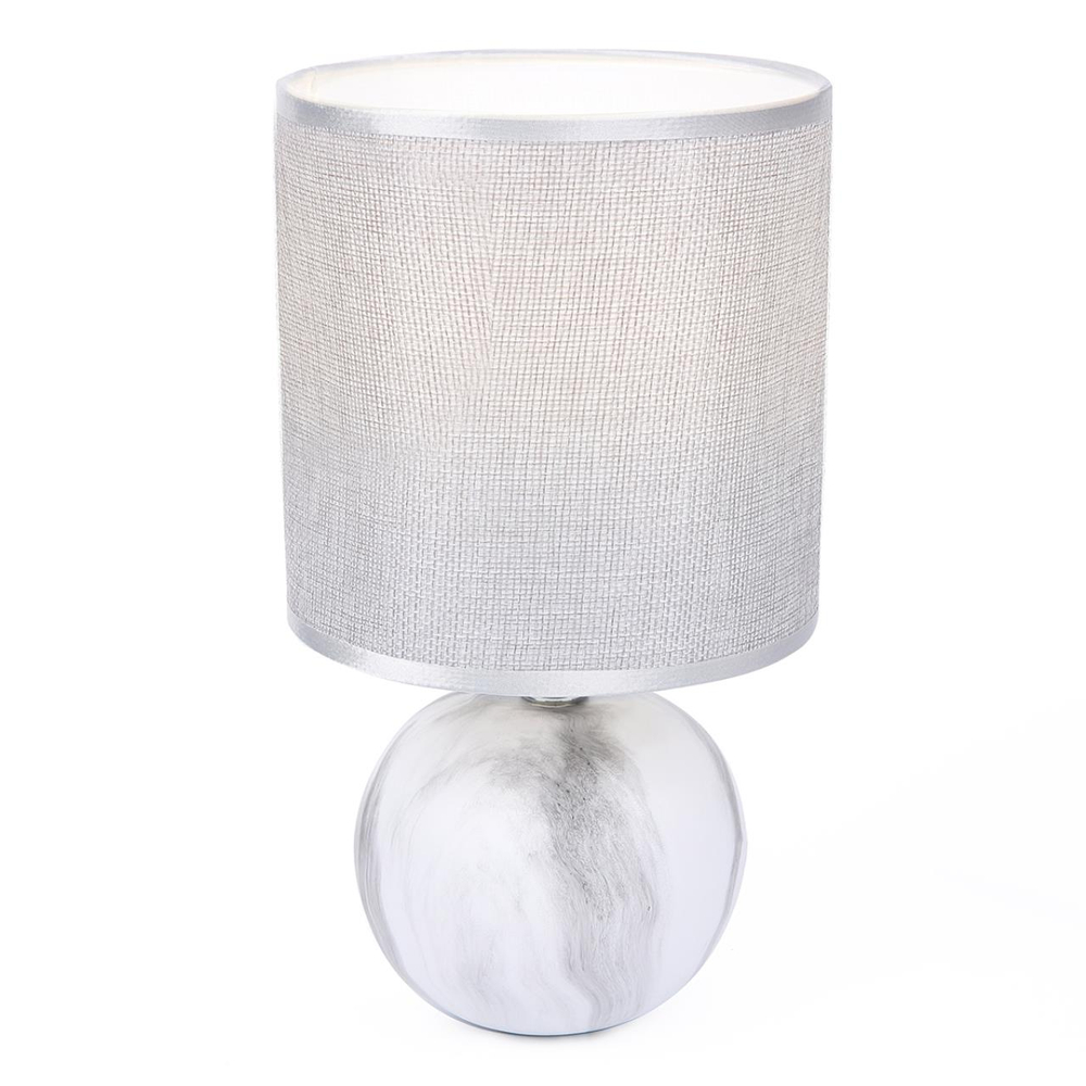 8230/1T CLASSI LN26 506 серый, керамика/текстиль Настольная лампа E14 1*40W 220V KOHALA