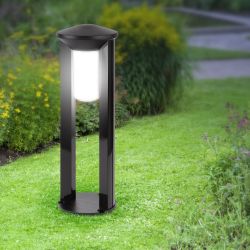 Садово-парковый светильник ЭРА «Арка» ФТУ 01-20-003 напольный черный IP54 Е27 max20Вт h600мм | Садово-парковые светильники