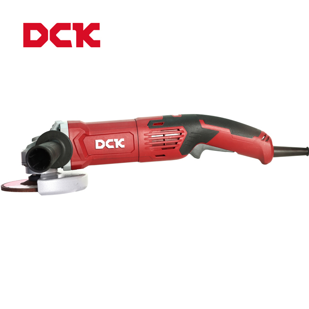 Машина шлифовальная угловая DCK KSM05-125, 1500Вт, 125мм, эл.стабилизация, оборотов, анти-рестарт.