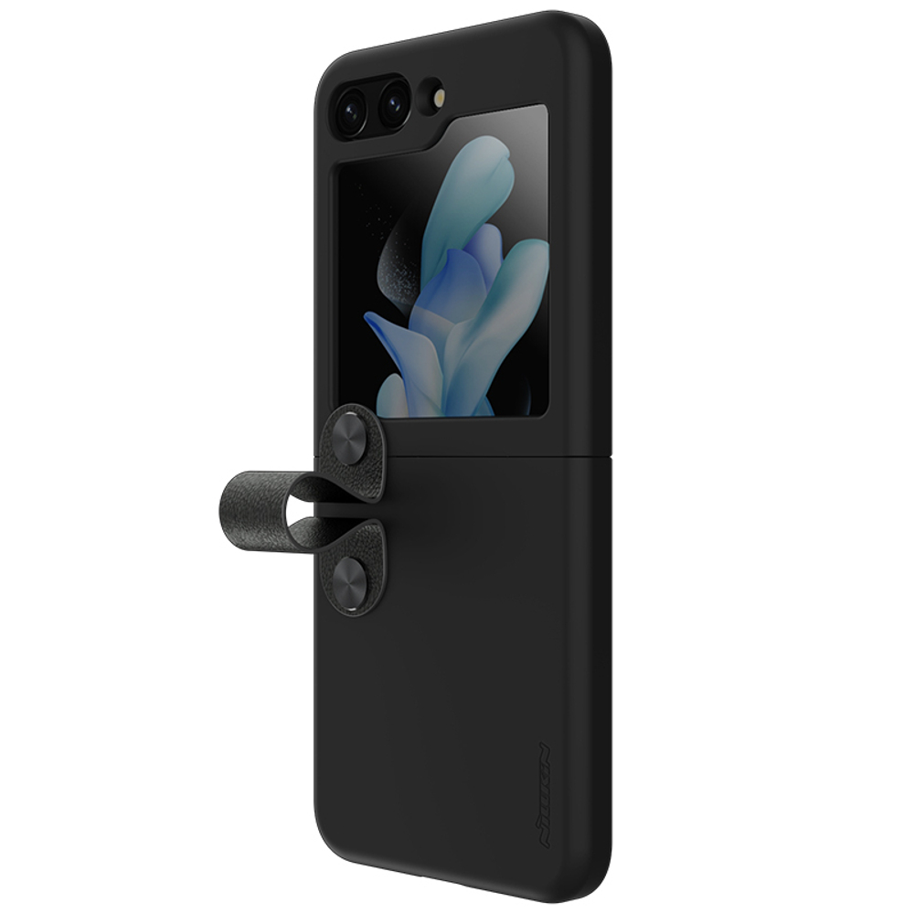 Чехол защитный с мягким силиконовым покрытием от Nillkin для Samsung Galaxy Z Flip 5, серия Flex Flip