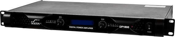 Solton DP 1800 - Усилитель 2-х канальный, Класс D; 2,5-дюймовый ЖК-дисплей;
2 х 600 Вт на 8 Ом; 2 x