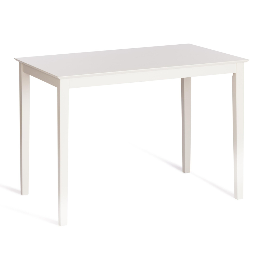 Обеденный комплект Хадсон (стол + 4 стула)/ Hudson Dining Set дерево гевея/мдф, стол: 110х70х75см / стул: 44х42х89см, ivory white (слоновая кость), ткань кор.-зол