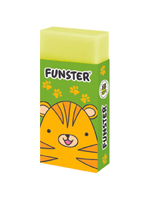 Ластик "ANIMALS", 50х24х10 мм, картонный держатель, ассорти