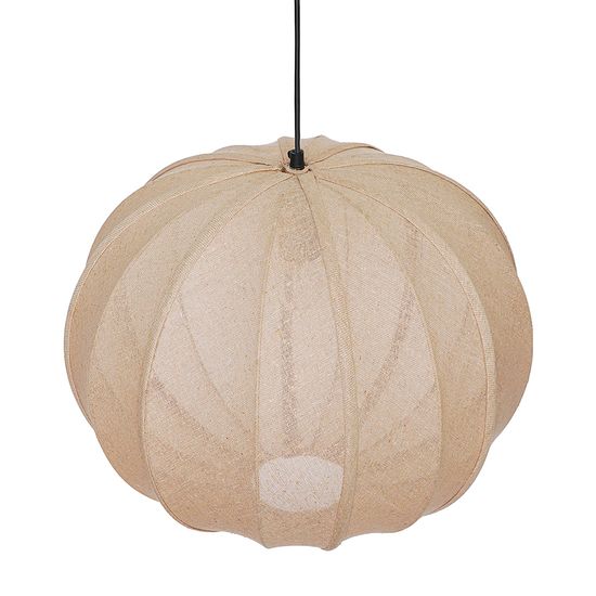 Светильник подвесной texture rib, D48 см, бежевый