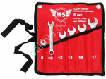 Набор ключей комбинированных  6пр.(8-17мм) в сумке М5 (5068м5)