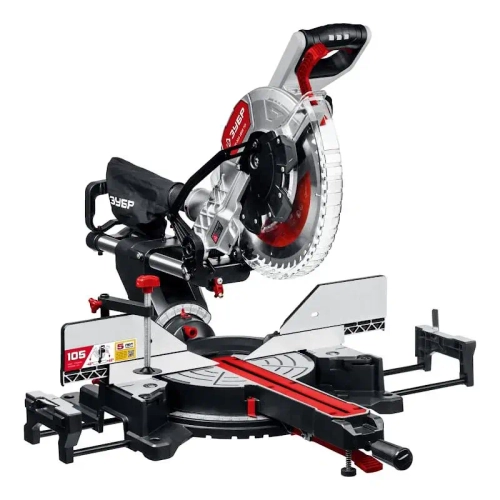 Торцовочная пила ЗУБР ЗПТ-305-1800 ПЛ с протяжкой