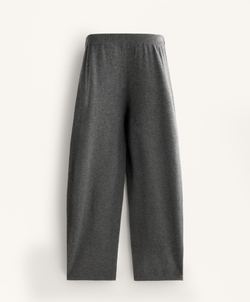 OYSHO Брюки-кокон из трикотажа, серый