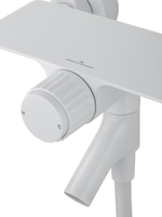 Смеситель для ванны с душем WONZON & WOGHAND CLICK, Белый матовый (WW-FE05L221-MW)
