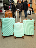 Большой чемодан Bon-Voyage Model Two, Мятный, L