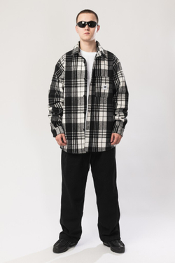 Рубашка CODERED Harbor Чёрный/Белый