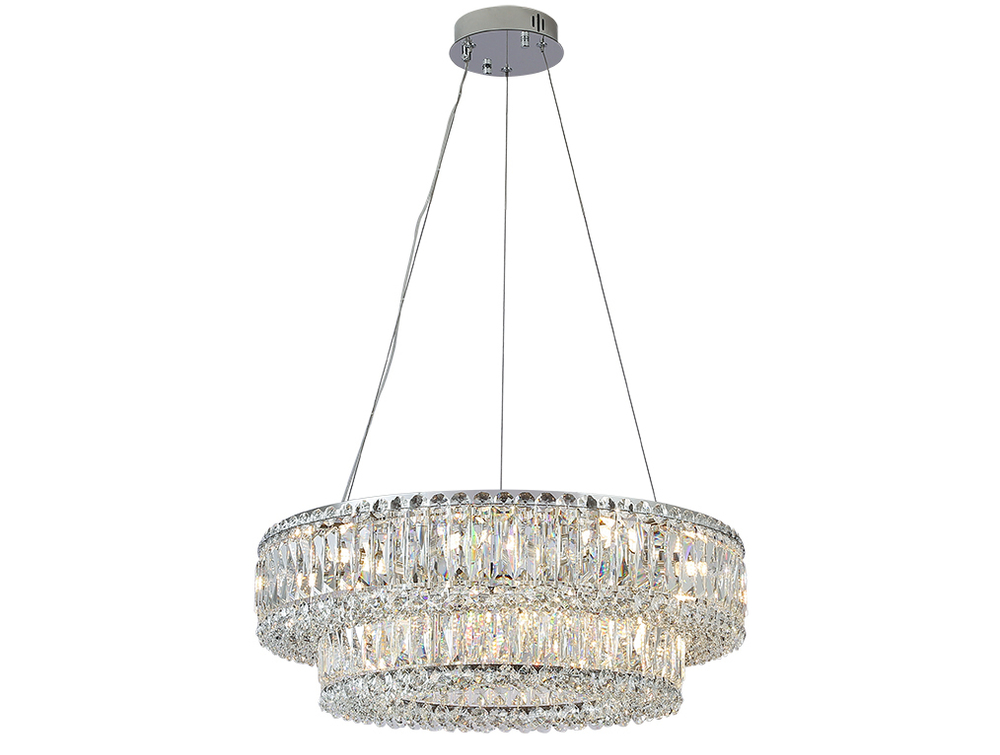 Подвесная люстра Newport VALENCIA 8450+18/S chrome, М0070078