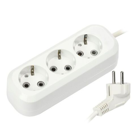 Удлинитель бытовой 3 гн, 7 м, ПВС, 3х1 мм2, с/з, Smartbuy, SBE-16-3-07-Z