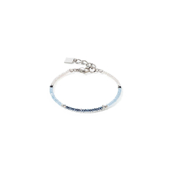 Браслет Coeur de Lion Light Blue-Silver 6006/30-0741 цвет голубой, серебряный