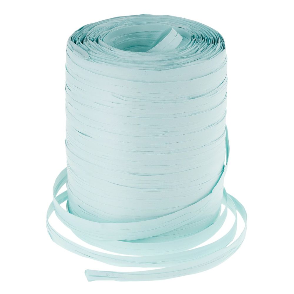 Рафия искусственная 15ммx200м Мятный