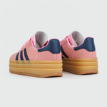 кроссовки Adidas Gazelle Bold Pink / Blue Wmns