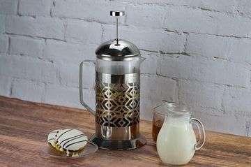 Френч-пресс 1000 мл. Kamille KM 0773XL нержавеющая сталь, стекло
