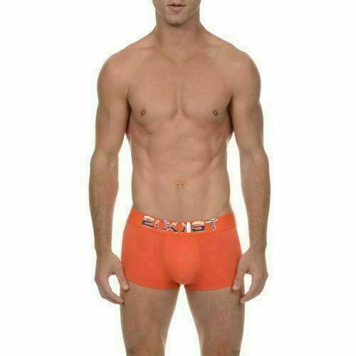 Мужские трусы Боксеры оранжевые 2(x)ist Men&#39;s Electric No-Show Boxers Limited Edition Orange