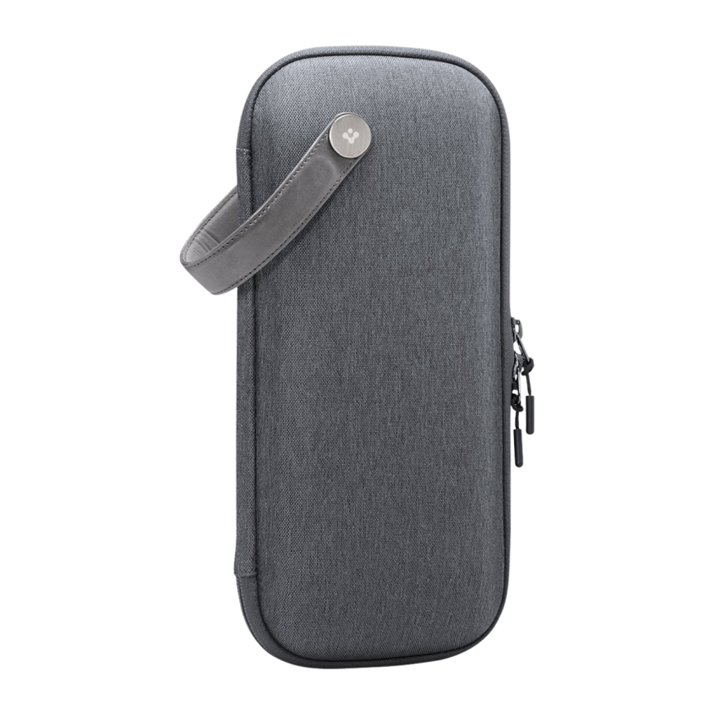 Тканевый чехол-органайзер Spigen Klasden Pouch для Nintendo Switch 2 Гибридный чехол с ручкой и застёжками-молниями YKK. Вмещает до десяти картриджей с играми