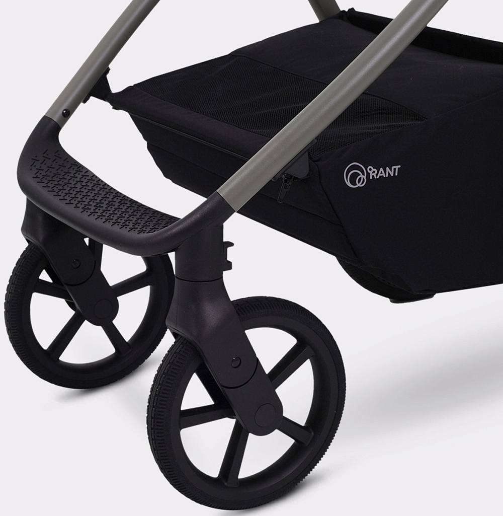 Детская коляска Rant Teo Soft 3 в 1 с автокреслом Aster Zero Olive Cloud