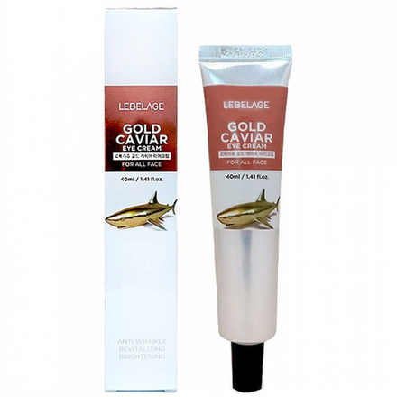 Lebelage крем для кожи вокруг глаз ЗОЛОТО / ИКРА Eye Cream Gold Caviar, 40 мл