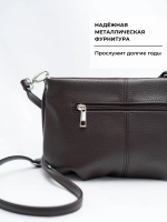 Сумка через плечо маленькая натуральная замша