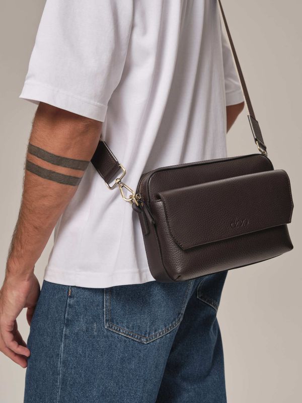 Мужская сумка DBR 7113 коричневый шоколад