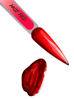 Гель лак Hot Red Pink House