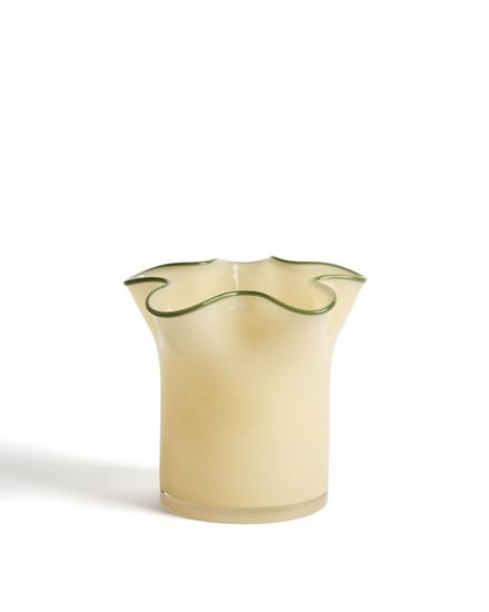 Ваза Endasi из желтого стекла 19,5см