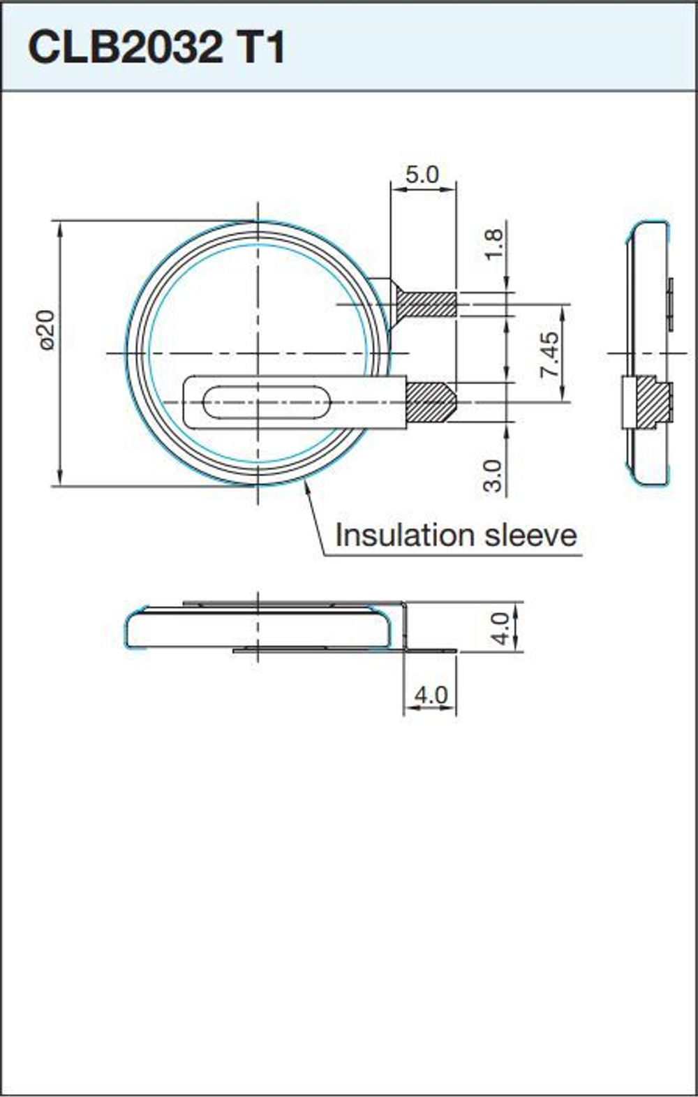 Аккумулятор Maxell CLB2032 T1