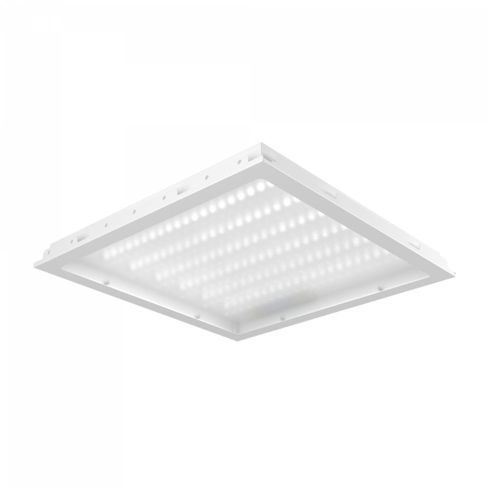 Светильник LED с равномерной засветкой Clip-In Comfort 600x600x60 45Вт 5000К 90Ra IP54 Матовое закаленное стекло GENILED