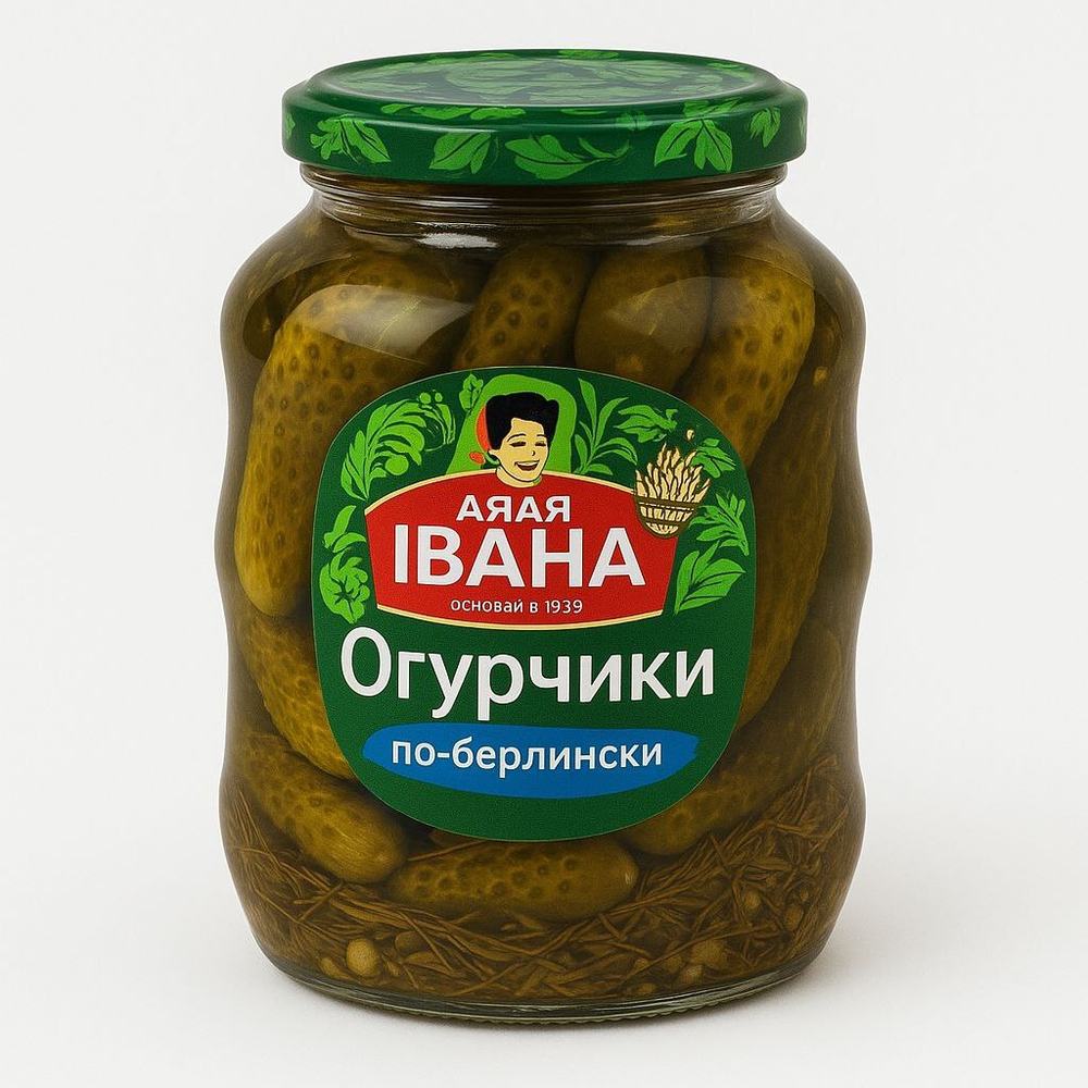 Огурцы маринованные Дядя Ваня по-берлински 680 гр