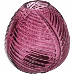 Ваза стеклянная «Луана» 11*12см розовая