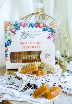 Мармелад с ядрами конопли и натуральным пюре облепихи, 250 г