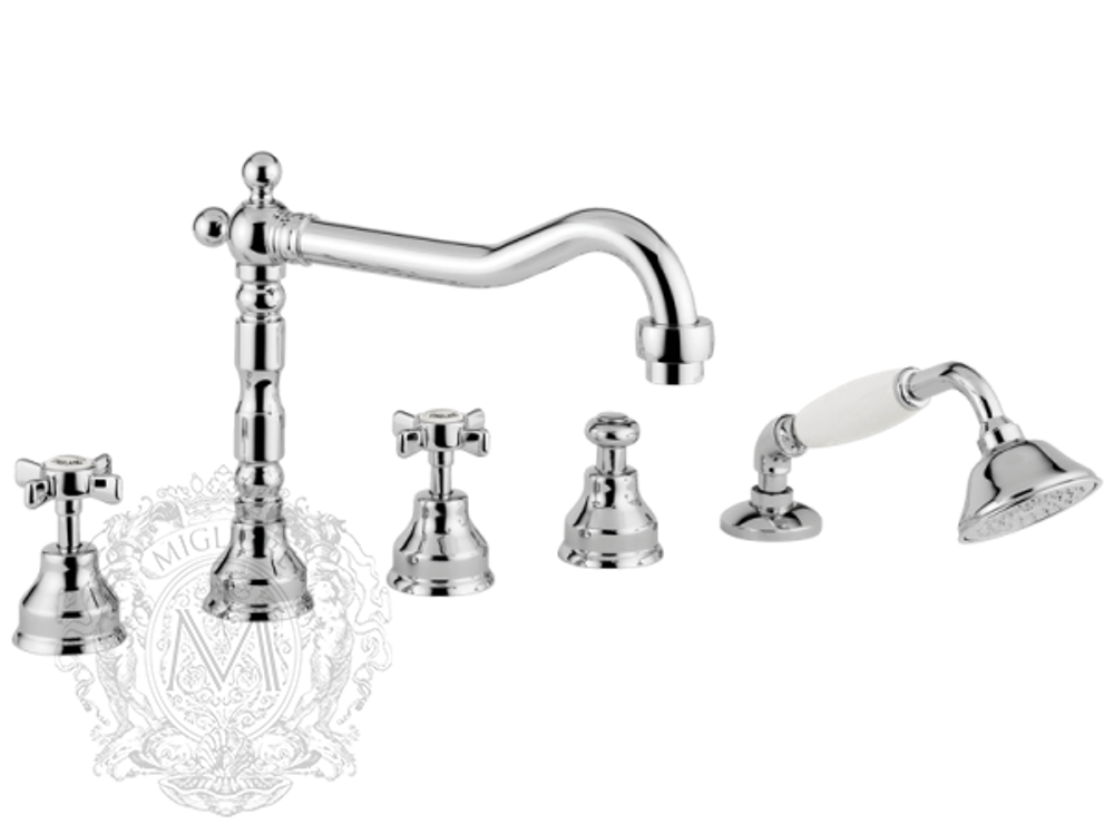 Смеситель на борт ванны с душем Migliore Princeton, ML.PRN-880