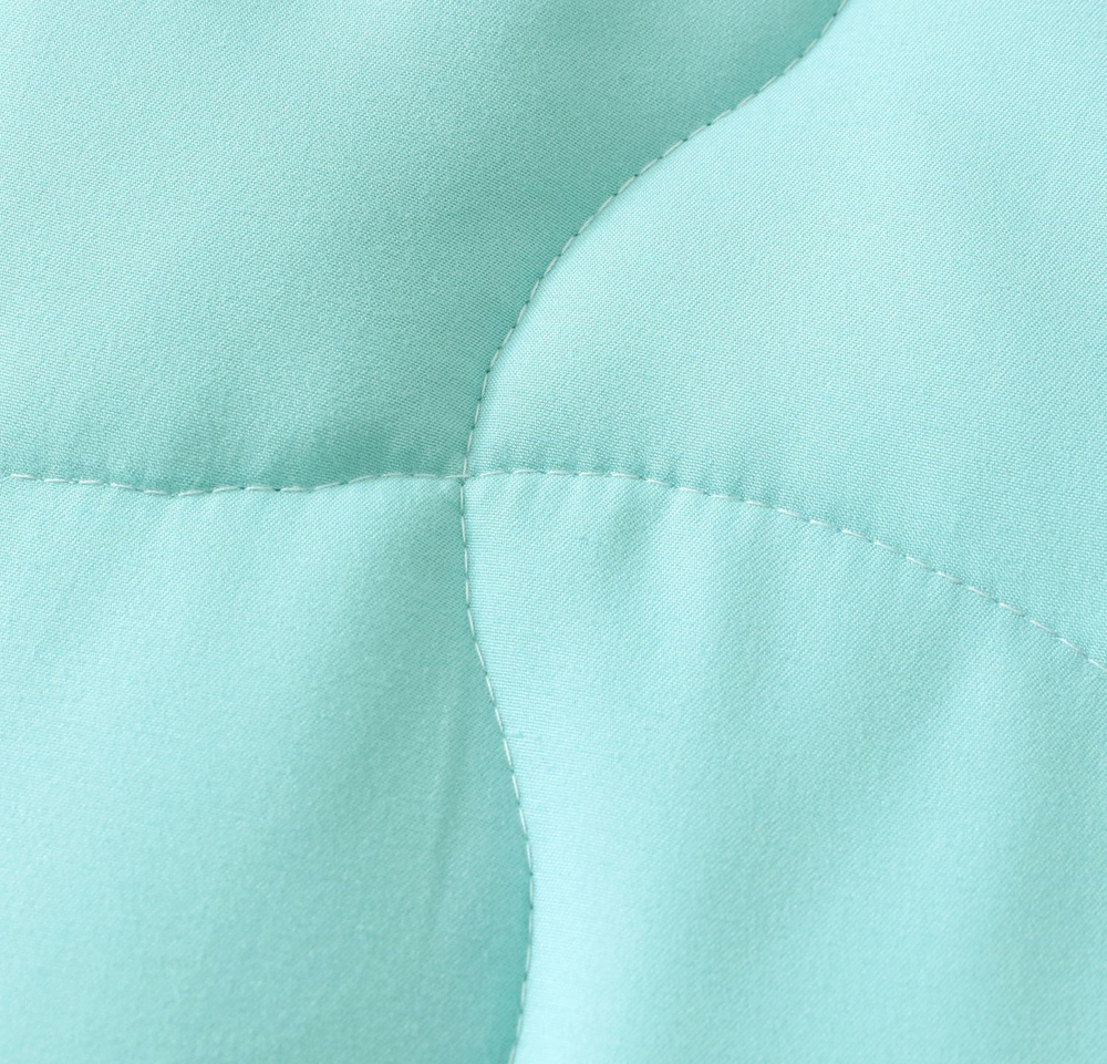 Комплект постельного белья с Одеялом VIVA - HOME TEXTILE, Однотонный, Сатин, Евро