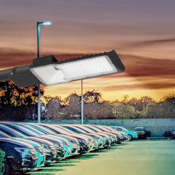 Светильник уличный светодиодный ЭРА SPP-503-0-50K-100 100Вт 10000лм 5000К КСС Ш 3 года IP65 | Уличные консольные светильники