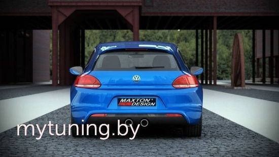 Диффузор заднего бампера для VW Scirocco III