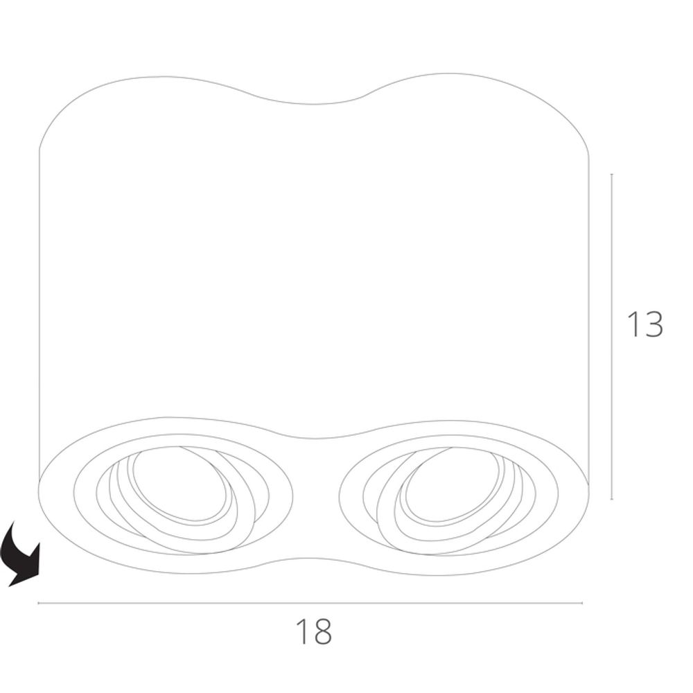 Точечный накладной светильник Arte Lamp