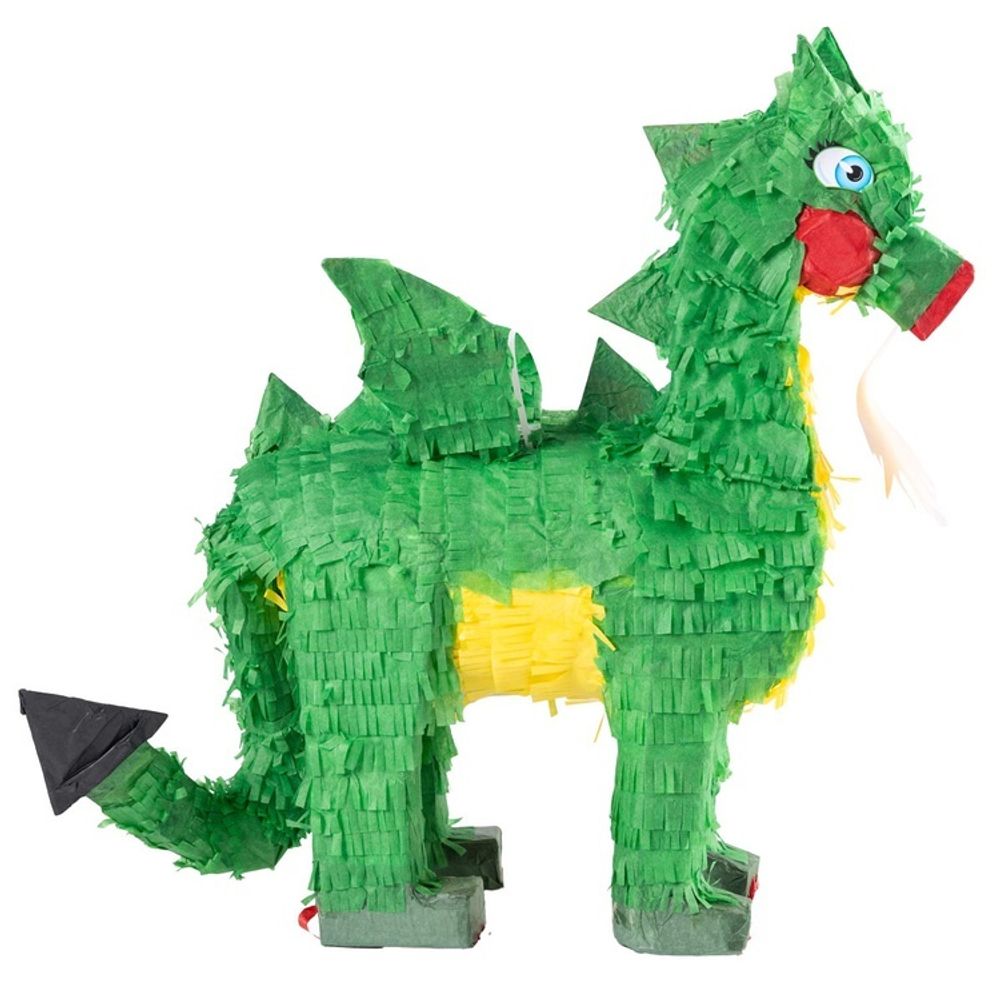 Пиньята в виде зеленого дракона для конфет