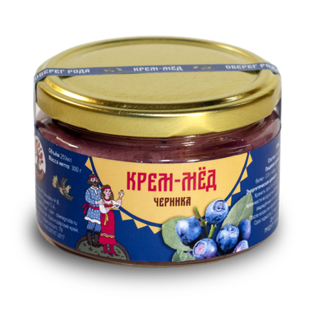 Крем-мёд "Черника" 300г