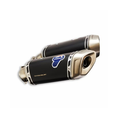 96481563A TERMIGNONI PAIR OF TITANIUM SILENCERS (HM 950)