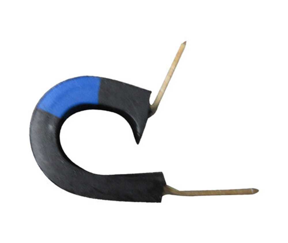 Proponent MS21919WDG6 Cushioned Clamp, 3/8 in, 0.49 to 0.51 in W, 0.032 in, Chromate Band