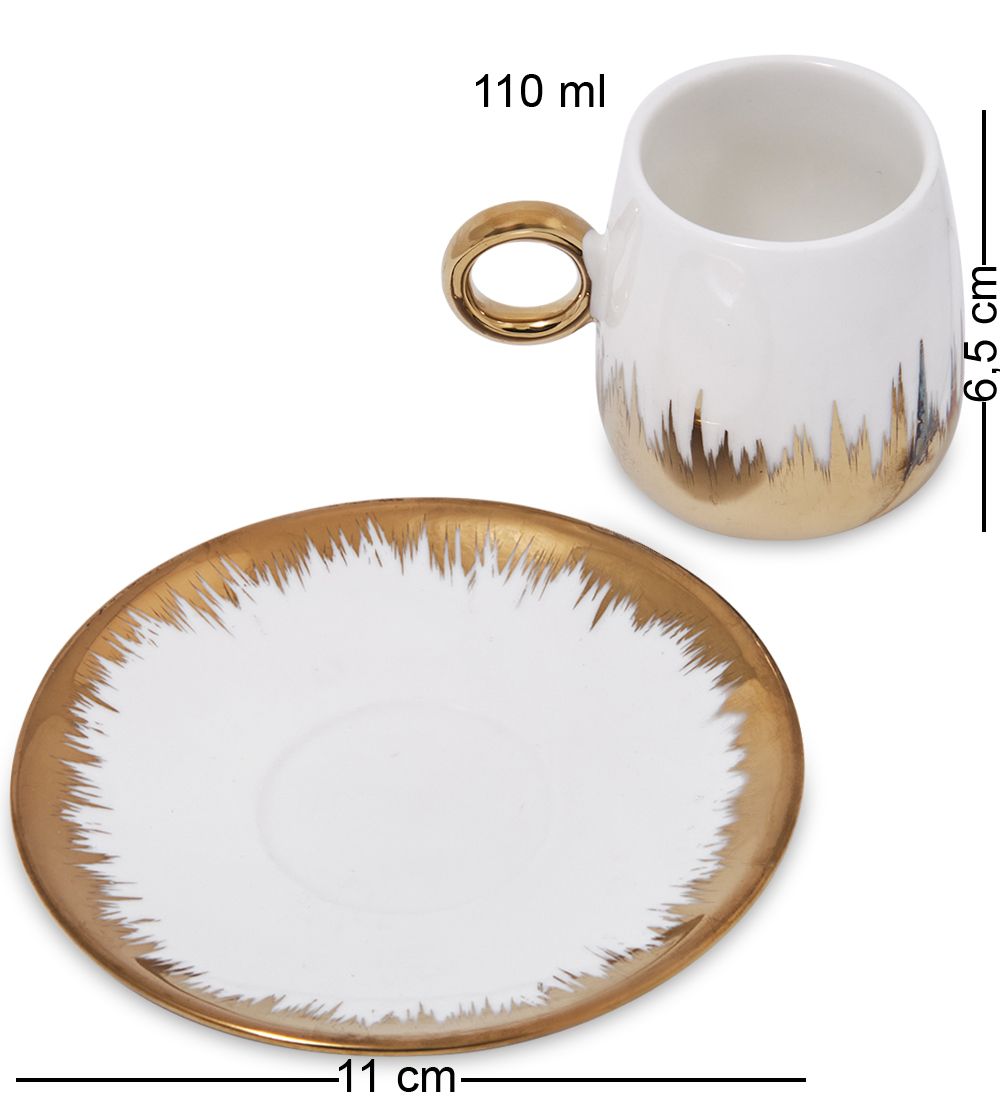 GAEM Art MUG-438 Набор из 6 чайных пар