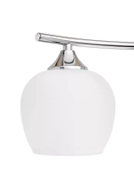 Люстра потолочная HEMI E27*3*60W хром белый