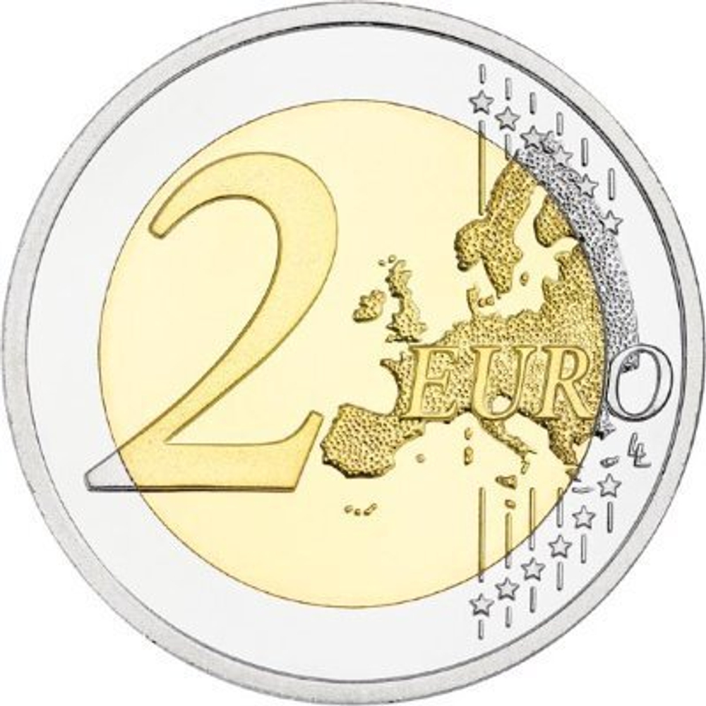 2 евро Финляндия "100 лет независимости Финляндии" 2017 год