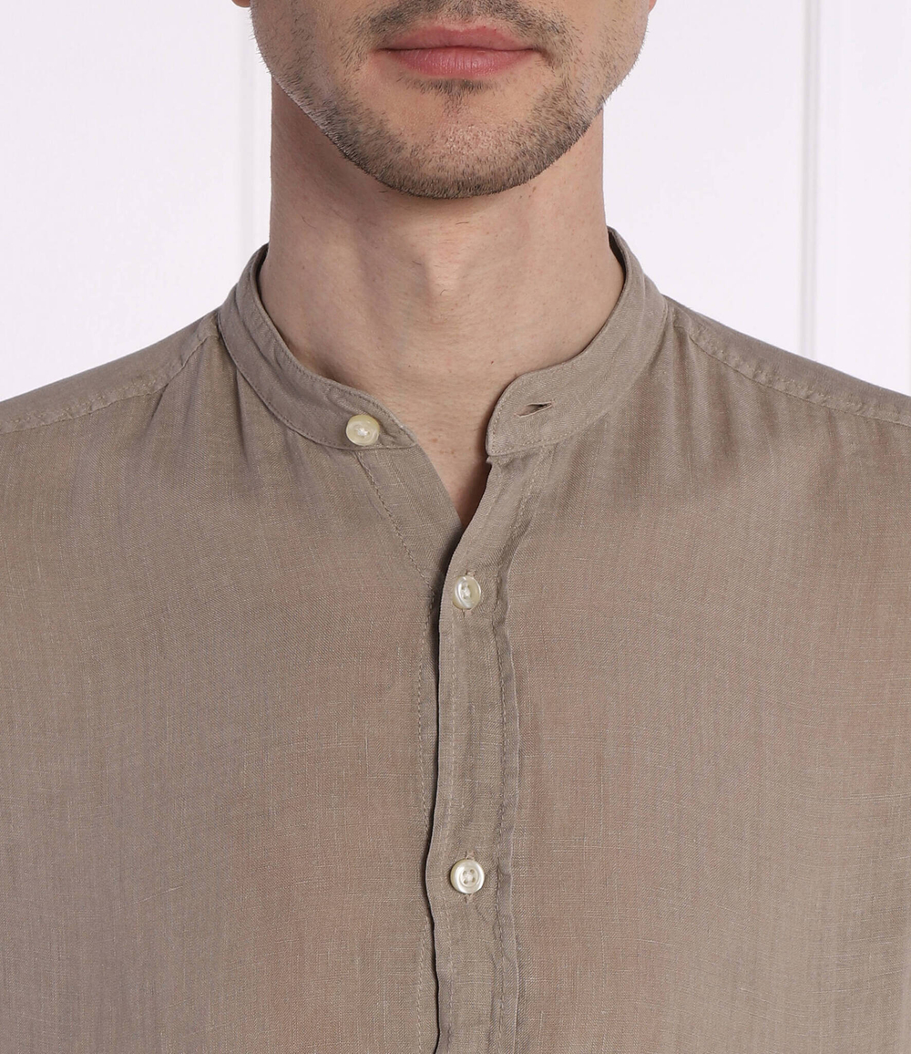 Льняная рубашка Race BOSS ORANGE - бежевый(50489339)